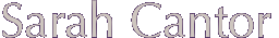 Sarah Cantor